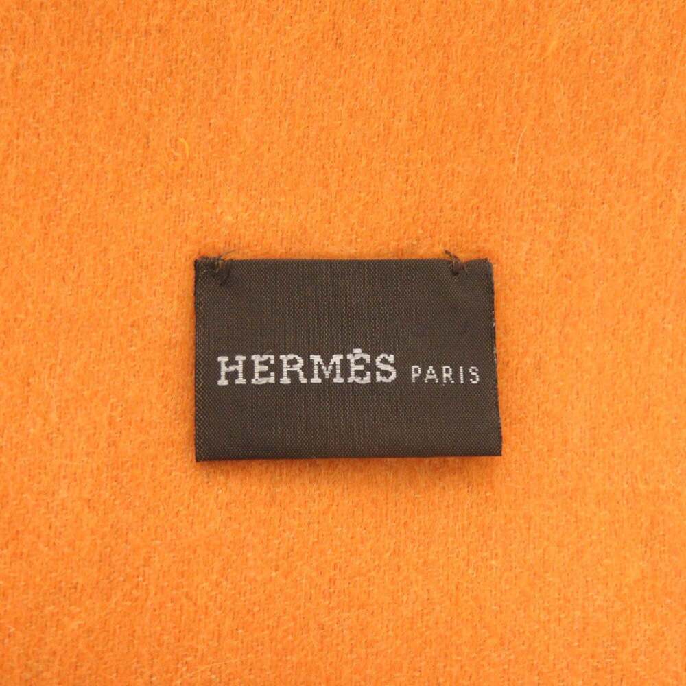 HERMES Authentic Orange Scarf - Picture 5 of 10